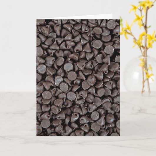 Chocolate Chip Birthday Kaart (Gele Bloem)