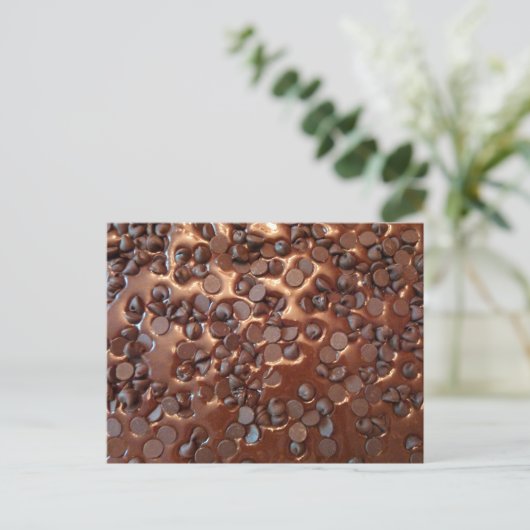 Chocolate Chip Brownies Briefkaart (Staand voorkant)
