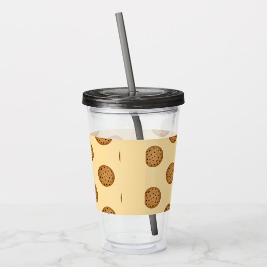Chocolate Chip Cookie  Acryl Drinkbeker (Links)