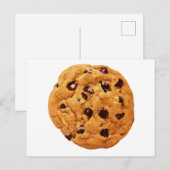 Chocolate Chip Cookie Afbeelding Briefkaart (Voorkant / Achterkant)