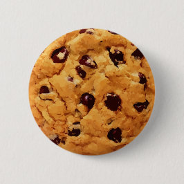 Chocolate Chip Cookie Afbeelding Ronde Button 5,7 Cm