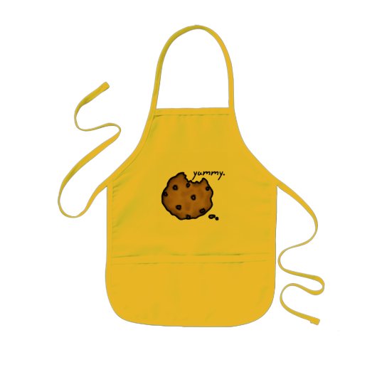 Chocolate Chip Cookie apron Kinder Schort (Voorkant)