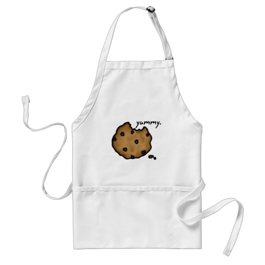 Chocolate Chip Cookie apron Standaard Schort (Voorkant)