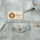 Chocolate Chip Cookie Bakery Pastry Chef Dessert Naamplaatje (In situ)