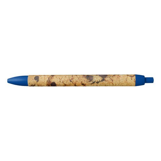 Chocolate Chip Cookie Blauwe Inkt Pen (Voorkant)