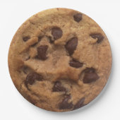 Chocolate Chip Cookie Borden Papieren Bordje (Voorkant)