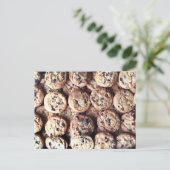 Chocolate Chip Cookie Briefkaart (Staand voorkant)