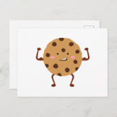 Chocolate Chip Cookie Briefkaart (Voorkant / Achterkant)
