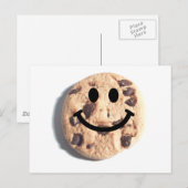 Chocolate Chip Cookie Briefkaart (Voorkant / Achterkant)