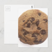 chocolate-chip-cookie- briefkaart (Voorkant / Achterkant)