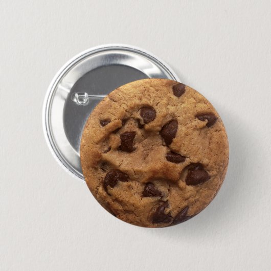 Chocolate Chip Cookie Button (Voorkant /achterkant)