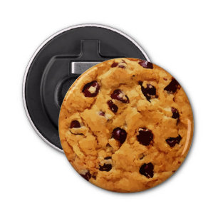 Chocolate Chip Cookie Button Flesopener