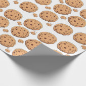Chocolate Chip Cookie Cadeaupapier (Hoek)