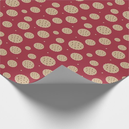 Chocolate Chip Cookie Cadeaupapier (Hoek)