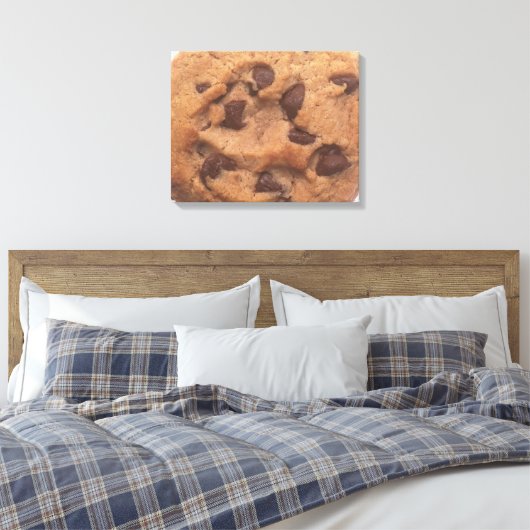 Chocolate Chip Cookie Canvas Afdruk (Insitu (Slaapkamer))