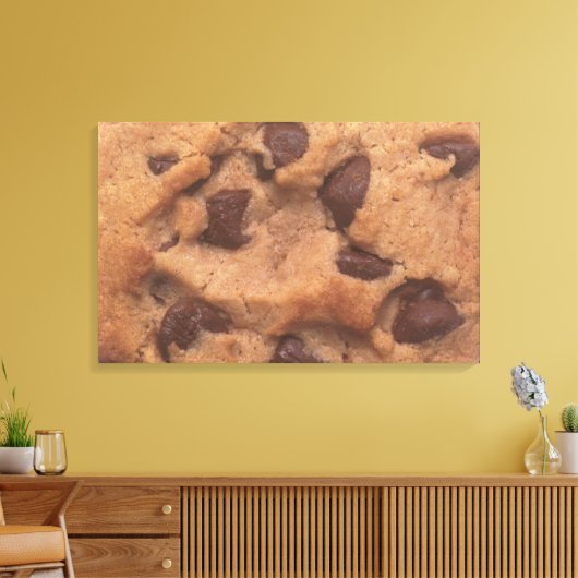 Chocolate Chip Cookie Canvas Afdruk (Insitu (Woonkamer))