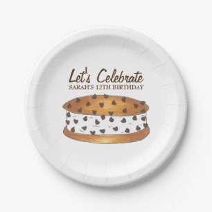 Chocolate Chip Cookie Chipwich Ice Cream Sandwich Papieren Bordje