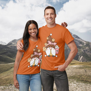 Chocolate Chip Cookie Coffee Drink Gnome T-shirt