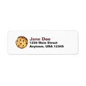 Chocolate Chip Cookie Cookies Foodie Labels (Voorkant)