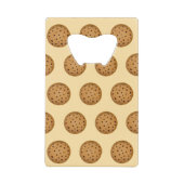 Chocolate Chip Cookie  Creditkaart Flessenopener (Voorkant)