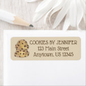 Chocolate Chip Cookie Dough Bakery Pastry Chef Etiket (Insitu)