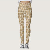 Chocolate Chip Cookie Dough Bakery Pastry Chef Leggings (Voorkant)