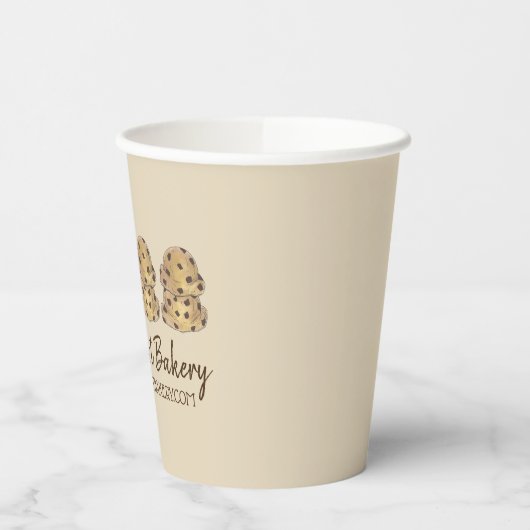 Chocolate Chip Cookie Dough Bakery Pastry Chef Papieren Bekers (Links)