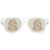 Chocolate Chip Cookie Dough Bakery Pastry Chef Retro Zonnebril (Voorkant)