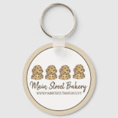 Chocolate Chip Cookie Dough Bakery Pastry Chef Sleutelhanger (Voorkant)