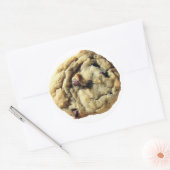 Chocolate Chip Cookie-foto Ronde Sticker (Envelop)