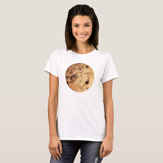 Chocolate Chip Cookie Foto T-shirt (Voorkant volledig)