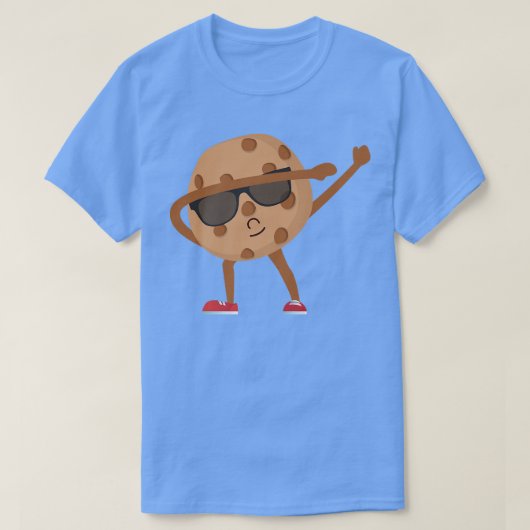 Chocolate Chip Cookie Funny Dabbing Drop Cookie Ba T-shirt (Design voorkant)