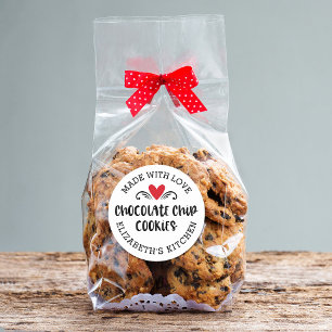 Chocolate Chip Cookie gemaakt met Sticker van lief