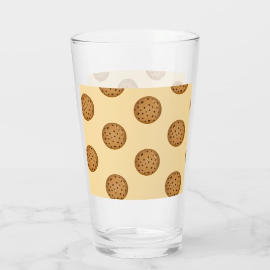 Chocolate Chip Cookie  Glas (Achterkant)