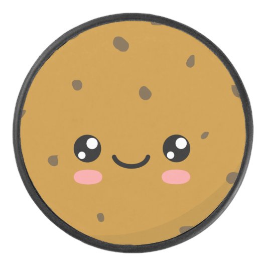 Chocolate Chip Cookie Hockey Puck (Voorkant)