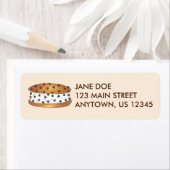 Chocolate Chip Cookie Ice Cream Sandwich Labels (Insitu)