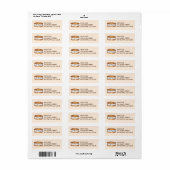 Chocolate Chip Cookie Ice Cream Sandwich Labels (Full Sheet)