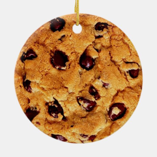Chocolate Chip Cookie Keramisch Ornament (Achterkant)