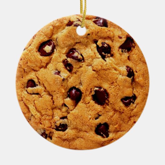Chocolate Chip Cookie Keramisch Ornament (Voorkant)