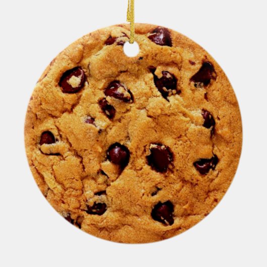 Chocolate Chip Cookie Keramisch Ornament (Achterkant)