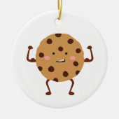 Chocolate Chip Cookie Keramisch Ornament (Voorkant)