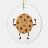 Chocolate Chip Cookie Keramisch Ornament (Links)