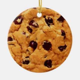 Chocolate Chip Cookie Keramisch Ornament