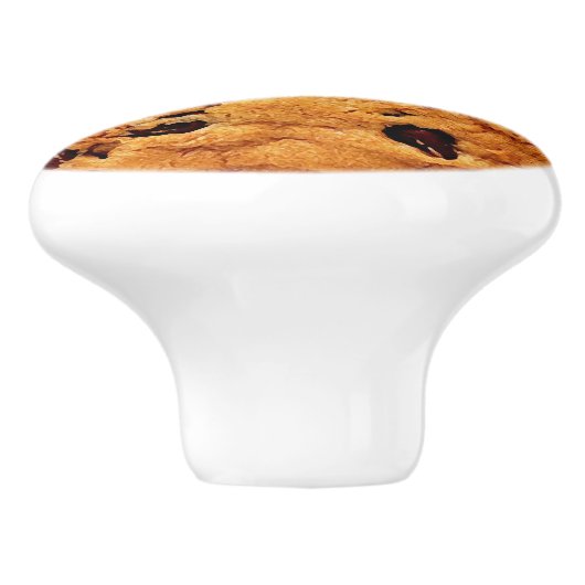 Chocolate Chip Cookie Keramische Knop (Zijkant)