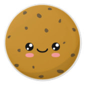 Chocolate Chip Cookie Keramische Knop (Voorkant)
