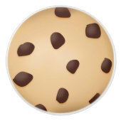 Chocolate Chip Cookie Keramische Knop (Voorkant)