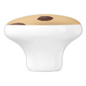 Chocolate Chip Cookie Keramische Knop (Zijkant)