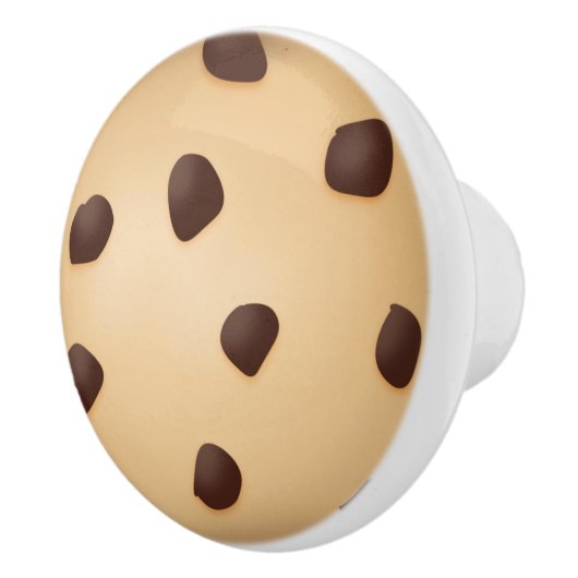 Chocolate Chip Cookie Keramische Knop (Rechts)