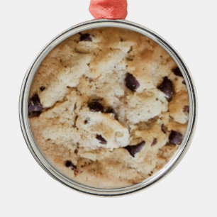 Chocolate Chip Cookie kerst Metalen Ornament