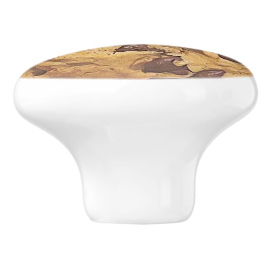 Chocolate Chip Cookie Kitchen Cabinet Knob Keramische Knop (Zijkant)